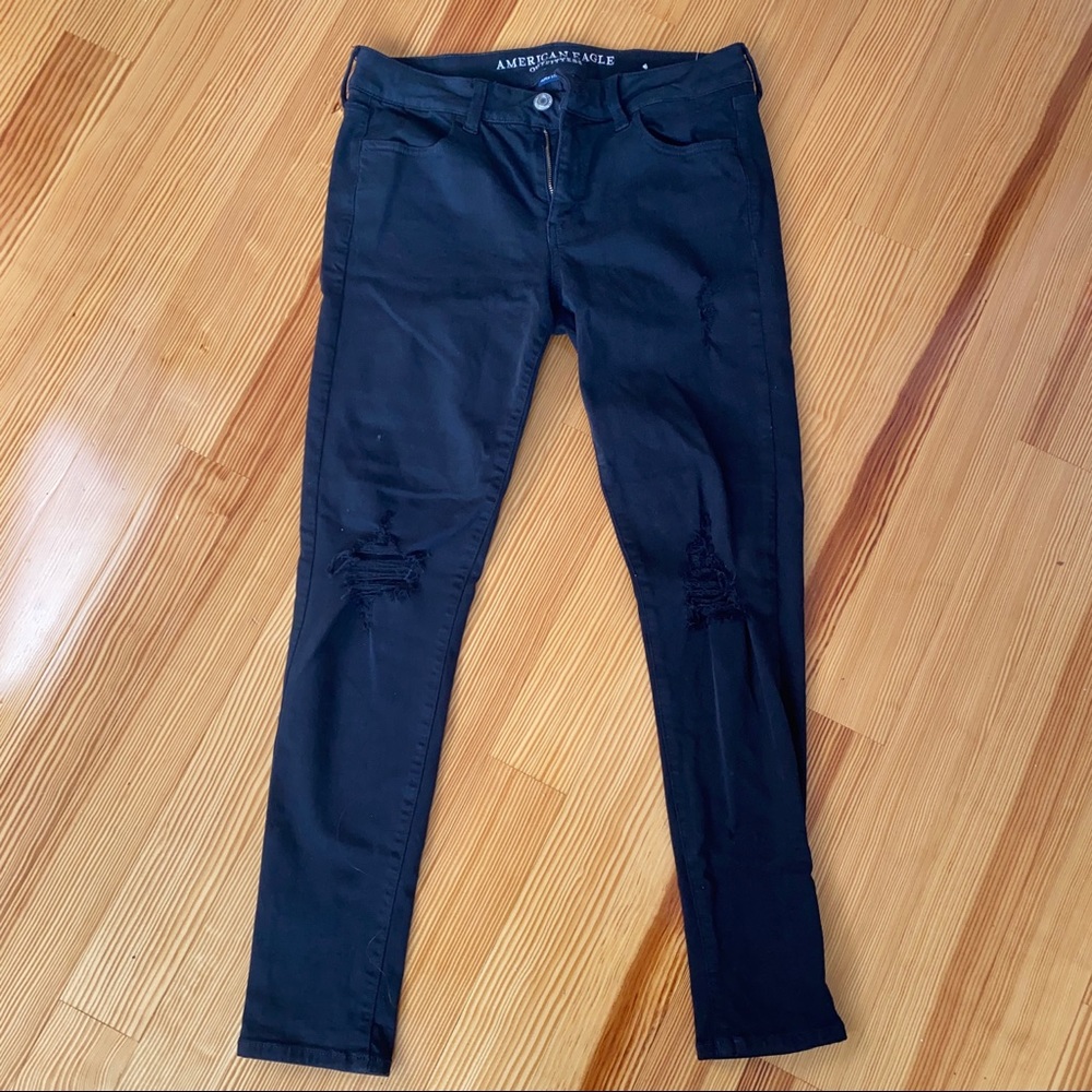AE ripped skinny jeans